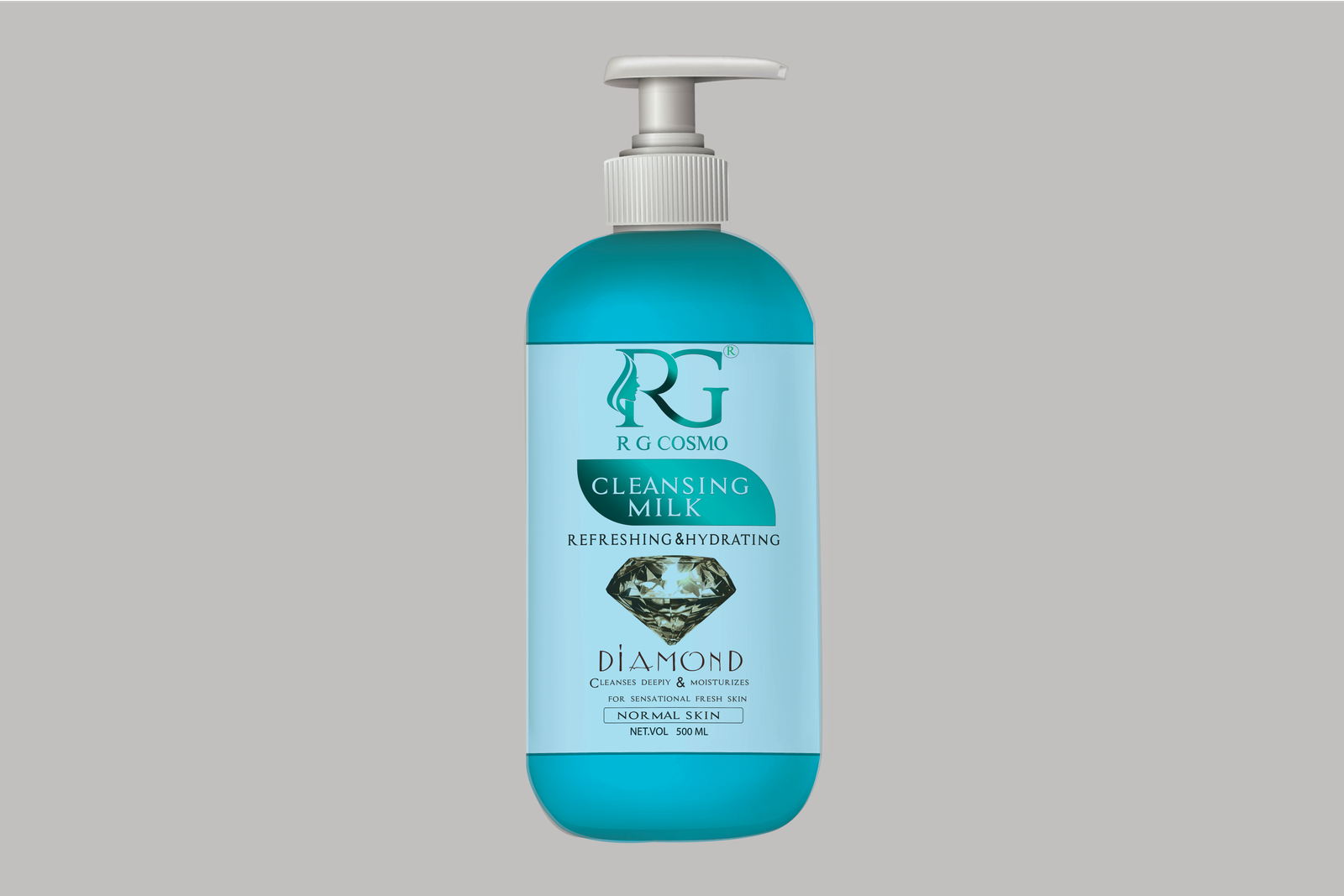 RG COSMO Dimaond Cleansing Milk For Deep Pore Effective FOR SKIN 500ML