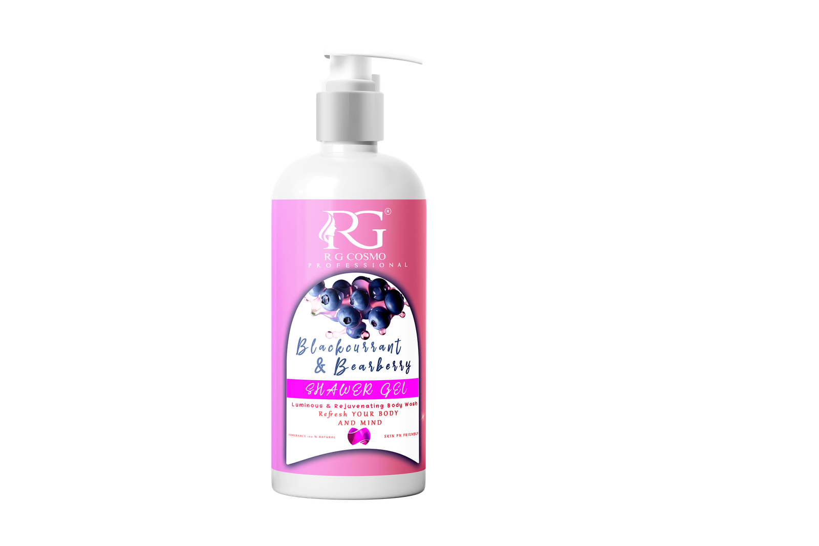 RG COSMO Blackcurrant & Bearberry Body Wash Shower Gel , 500 ML