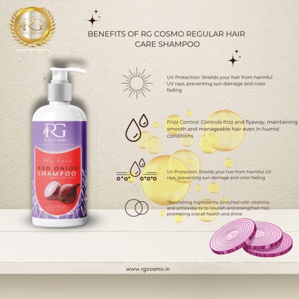 RG Cosmo Advanced BLACK SEED RED ONION SHAMPOO