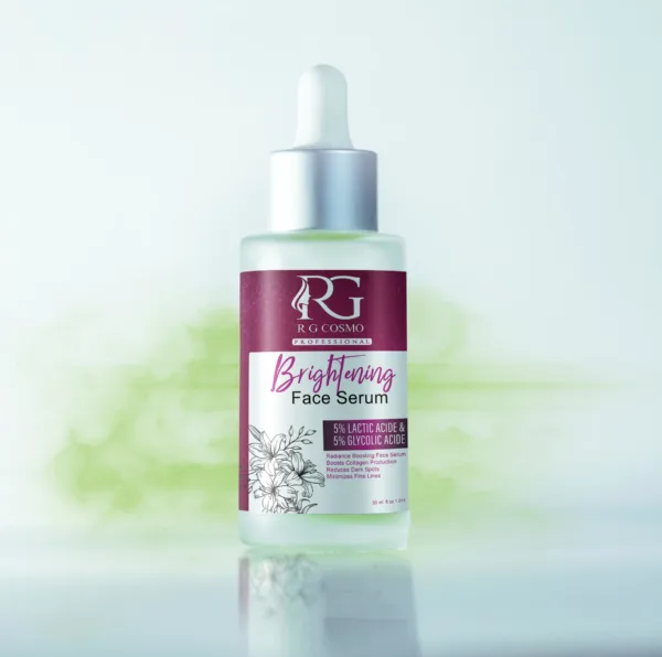 RG Cosmo Luxury Brightening Face Serum - 5% Lactic Acid & 5% Glycolic Acid